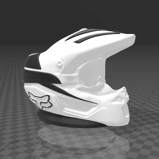 compañero casco motocross zorro subliplast 3D print model - Mito3D