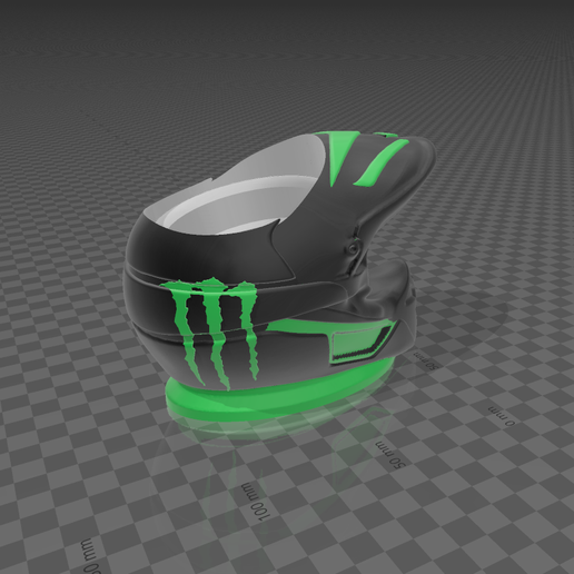 camarade casco motocross monstre nost3d 3D print model - Mito3D