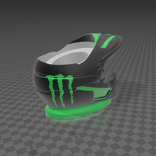 compagno casco motocross mostro 3d print model - Mito3D
