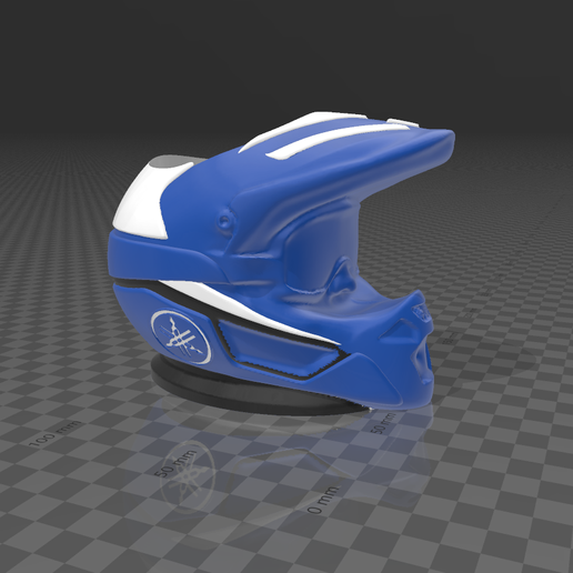 companheiro Casco motocross Yamaha nost3d 3D print model - Mito3D