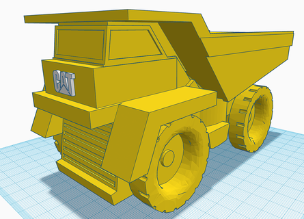 camarade chenille chat camion 3d print model - Mito3D