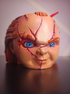 compañero chucky terror sangre 3d print model - Mito3D