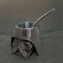mate darth vader 2 Mode Kürbis star wars yoda jolan cup tumbler pot 3d print model - Mito3D