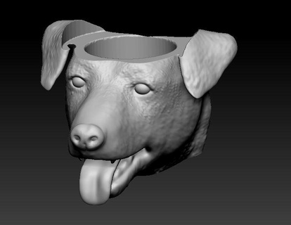 companheiro cão animais estimação 3d print model - Mito3D