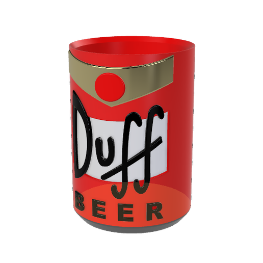 mate duff simpson homer beer 3D print model - Mito3D