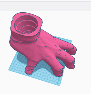 mate fingers wednesday thing 3d print model - Mito3D