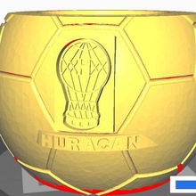 Dostum Futbol Huracan kasırga spor Matero Arjantin 3d print model - Mito3D