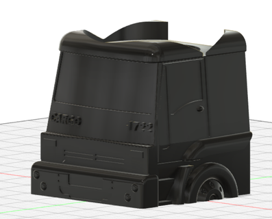mate ford cargo truck 1722 replica charge 3d print model - Mito3D