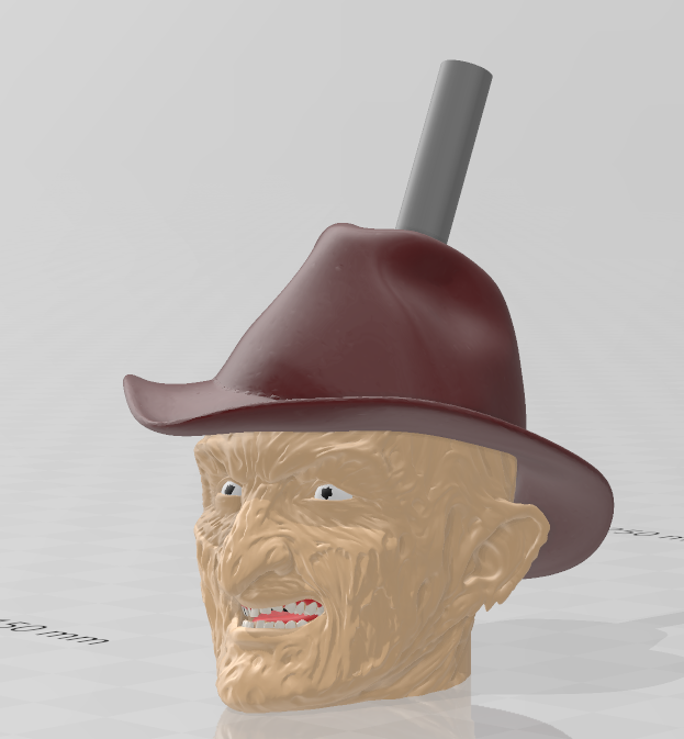 compañero Freddy kreuger agujerado sombrero compañero Freddy Freddy kreuger compañero pesadilla olmo calle 3D print model - Mito3D