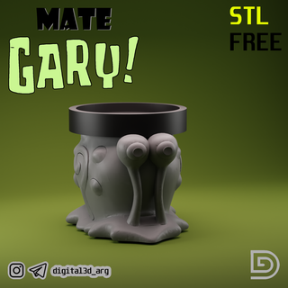 mate gary stl free argentina spongebob creole house imperial river plate riber 3d print model - Mito3D