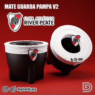 mate guarda pampa river plate argentina pampas ranger creole house imperial boca juniors 3d print model - Mito3D