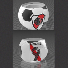 compagno luglio lvarez fiume piatto polimero sombrero compagni julian alvarez futbol argentino boca 3d print model - Mito3D