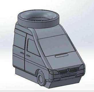 Dostum Mercedes koşucu benz trafik kamyonet yasaklamak 3d print model - Mito3D