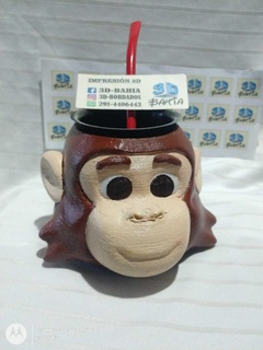 compagno scimmia jorge curioso zucche 3d print model - Mito3D
