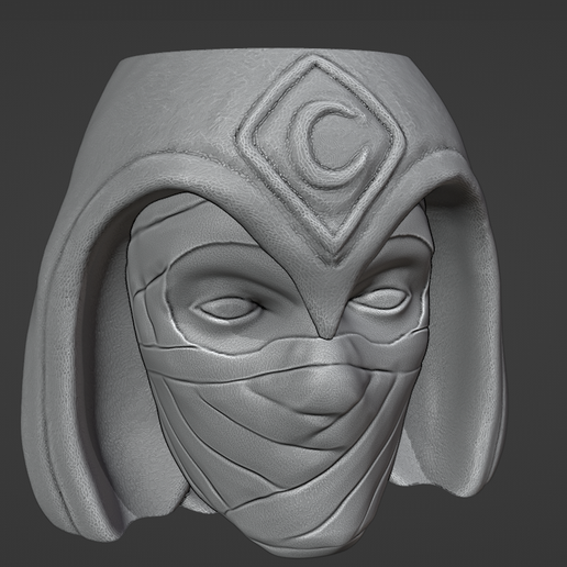 mate moon knight 3D print model - Mito3D