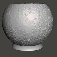 Dostum ay uydu gezegen 3d print model - Mito3D