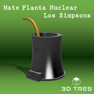 companheiro nuclear plantar Simpsons casa homer lareira polímero queimaduras Springfield 3d print model - Mito3D