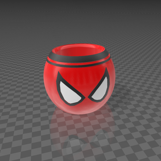 compañero ojos hombre araña nost3d vengadores héroe heroes compañeros argentina subliplast polimero ara 3D print model - Mito3D