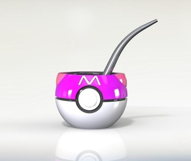 companheiro pokebola mestre bola casa copo Pokémon histórias quadrinhos jogos videogame 3d print model - Mito3D