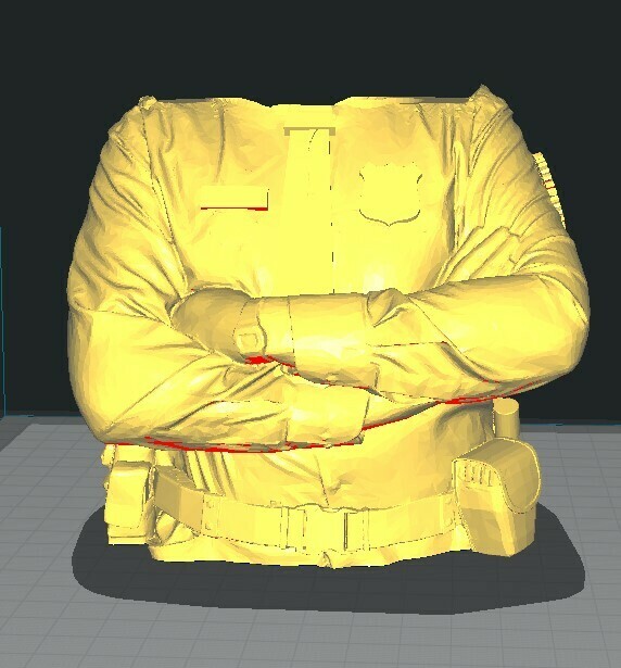 mate police corps 3D print model - Mito3D