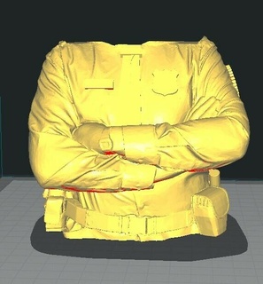 companheiro polícia corpo 3d print model - Mito3D