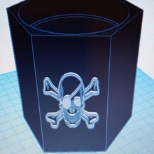 compañero polígono pirata 3d print model - Mito3D