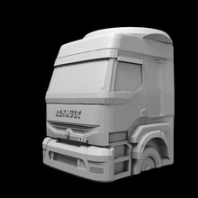 compagno renault 420 camion bevanda conducente 3d print model - Mito3D