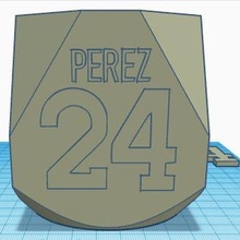 mate river enzo perez 24 plate archer liberators covid football argentina club 3d print model - Mito3D