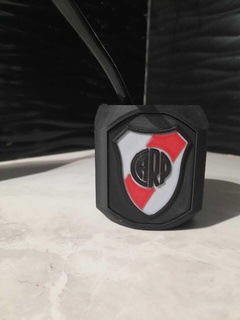 mate river plate oval biggest red black 3d print model - Mito3D