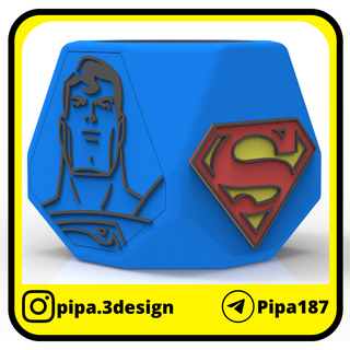 mate superman nosterd generic superheroes yerba 3d print model - Mito3D