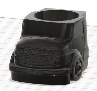mate truck mercedes 1114 3d print model - Mito3D