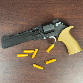 Mateba 6 semi auto revocador apuntalar pistola película divertido juguete cosplay 3d print model - Mito3D