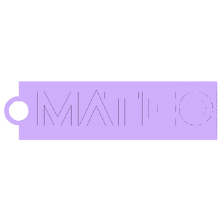 mateo keychain 3d print model - Mito3D