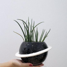 matera artistica planet flowerpot plants garden home 3d print model - Mito3D