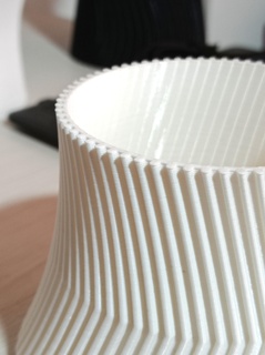 matera nucleare Torre pentola pianta struttura arte originale fioriera 3d print model - Mito3D