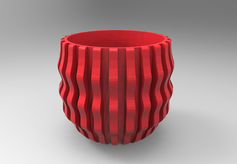matera reviver plantadoresxcults envasado plantas plantador plantar potes simples Panela vaso decorativo interior decoração 3d print model - Mito3D