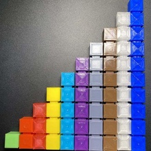 matemática manipulativos escola casa Educação escolar Contando blocos conceitos multibase base colocar 3d print model - Mito3D