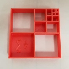math model series third square triangle game 3d print model - Mito3D
