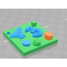 matematiksel Anahtarlık gadget 3d print model - Mito3D