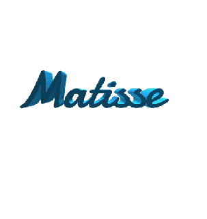 Matisse oğlan erkek adam ilk isim dekorasyon Sanat ev gün bricoloup 3d 3d print model - Mito3D