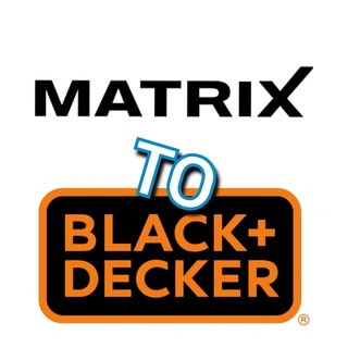 matrix 20v battery black & decker machine adapter 3d print model - Mito3D