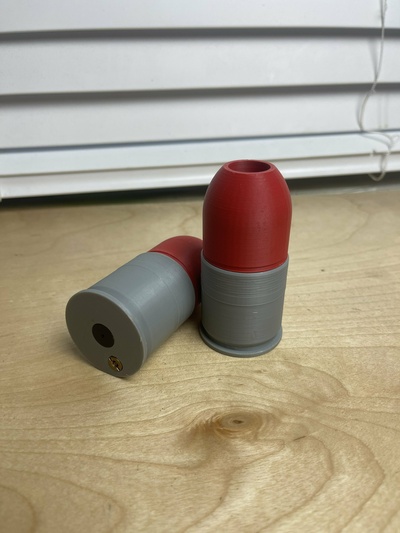 matrice 40mm bomba mano pulire v1 3d print model - Mito3D