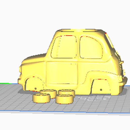 matt fiat 600 mate 3D print model - Mito3D
