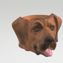 mate labrador cão companheiros 3d print model - Mito3D