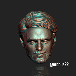 matt murdock tv show Game daredevil head headsculpt actionfigure figure orobus marvel orobus22 3d print model - Mito3D