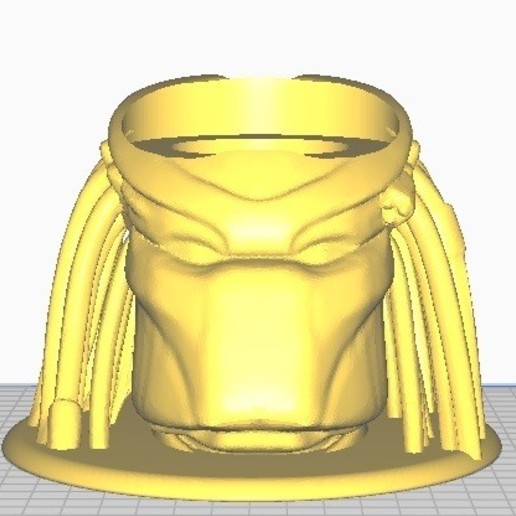 matt predator maschera casa mate predatore alien 3D print model - Mito3D