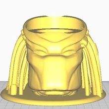 matt predador máscara a casa mate alien 3d print model - Mito3D