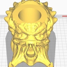 matt maskesi olmadan avcı ev dostum predator uzaylı 3d print model - Mito3D