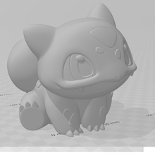 fosco bulbasauro nost3d companheiro Pokémon noster3d 3d print model - Mito3D