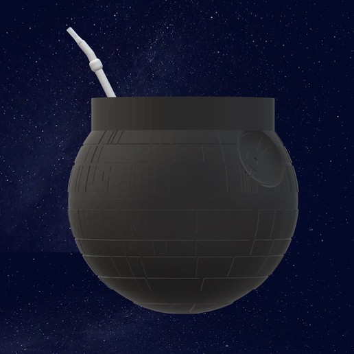 matte stella della morte vari mate yerba di star wars darth vader scifi scuro jedi l'argentina uruguay 3D print model - Mito3D